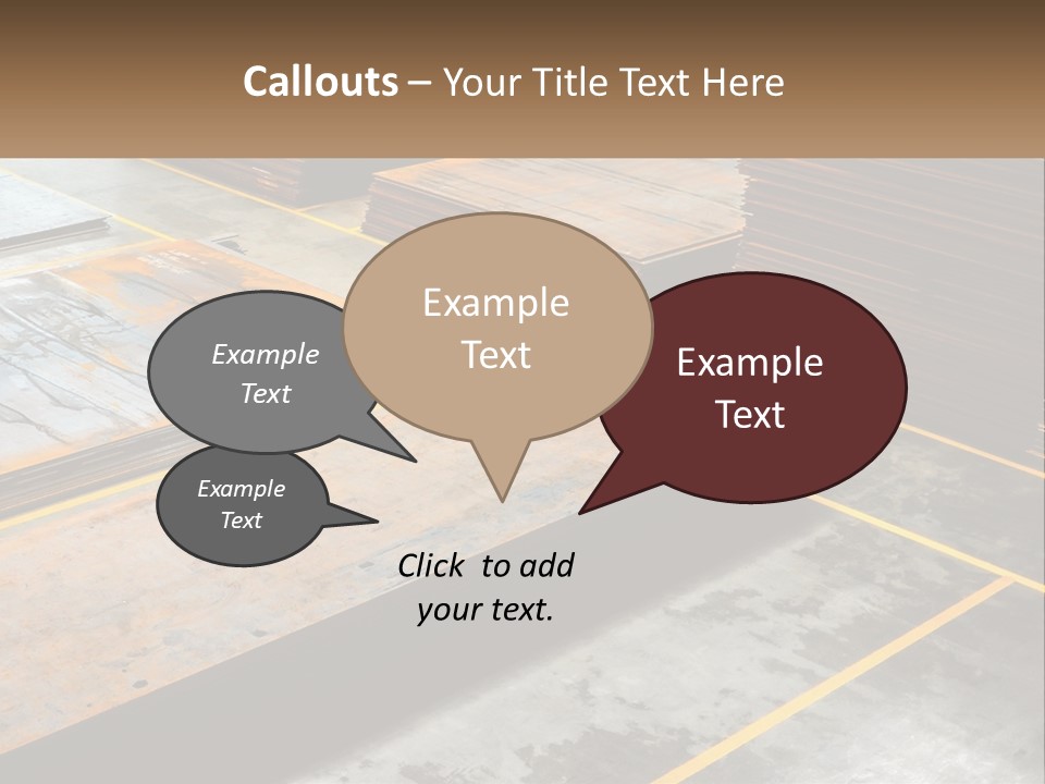 A Room Filled With Lots Of Wooden Boards PowerPoint Template