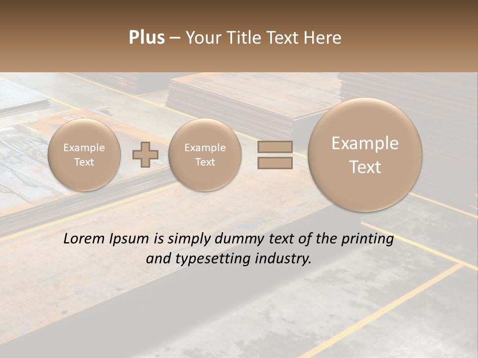 A Room Filled With Lots Of Wooden Boards PowerPoint Template
