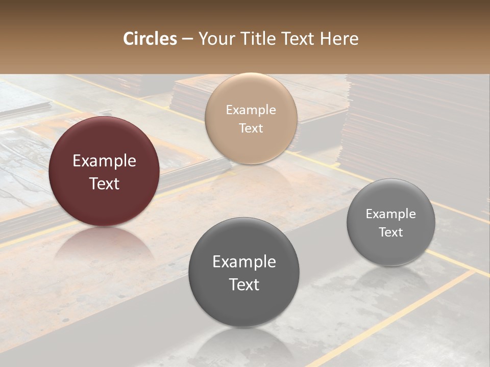 A Room Filled With Lots Of Wooden Boards PowerPoint Template