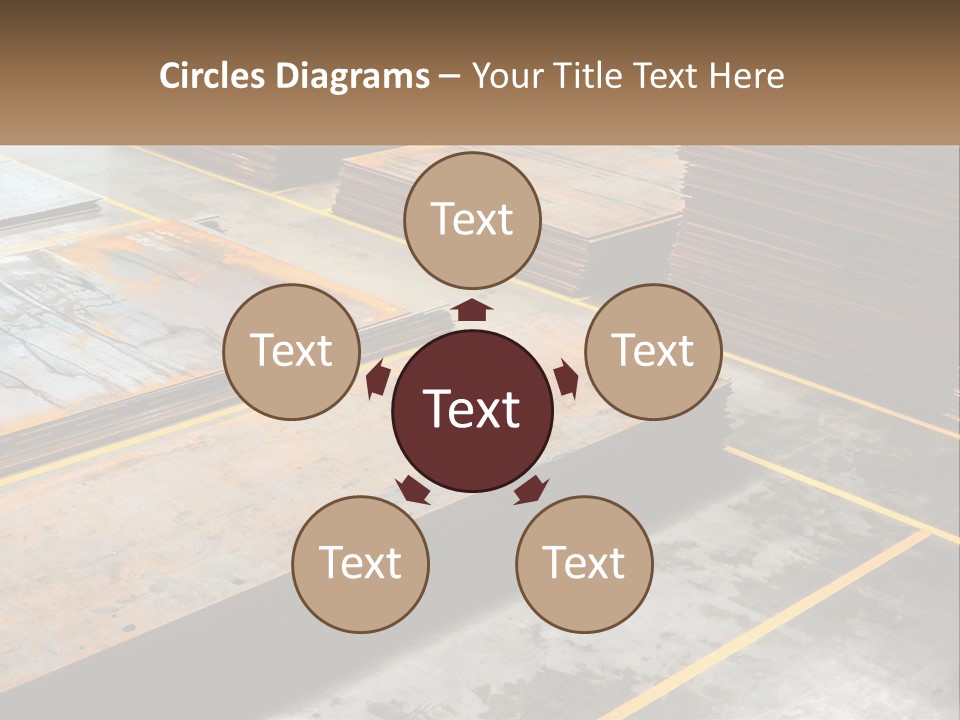 A Room Filled With Lots Of Wooden Boards PowerPoint Template