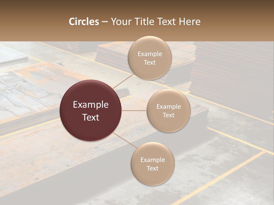 A Room Filled With Lots Of Wooden Boards PowerPoint Template