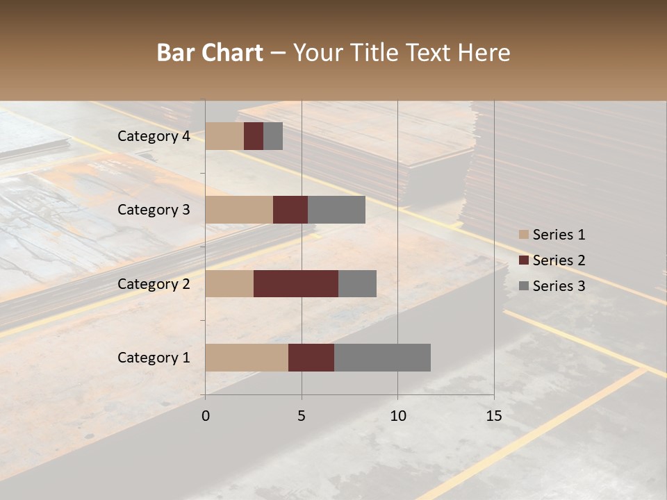 A Room Filled With Lots Of Wooden Boards PowerPoint Template