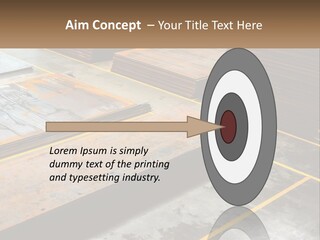 A Room Filled With Lots Of Wooden Boards PowerPoint Template