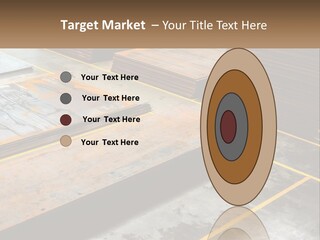 A Room Filled With Lots Of Wooden Boards PowerPoint Template