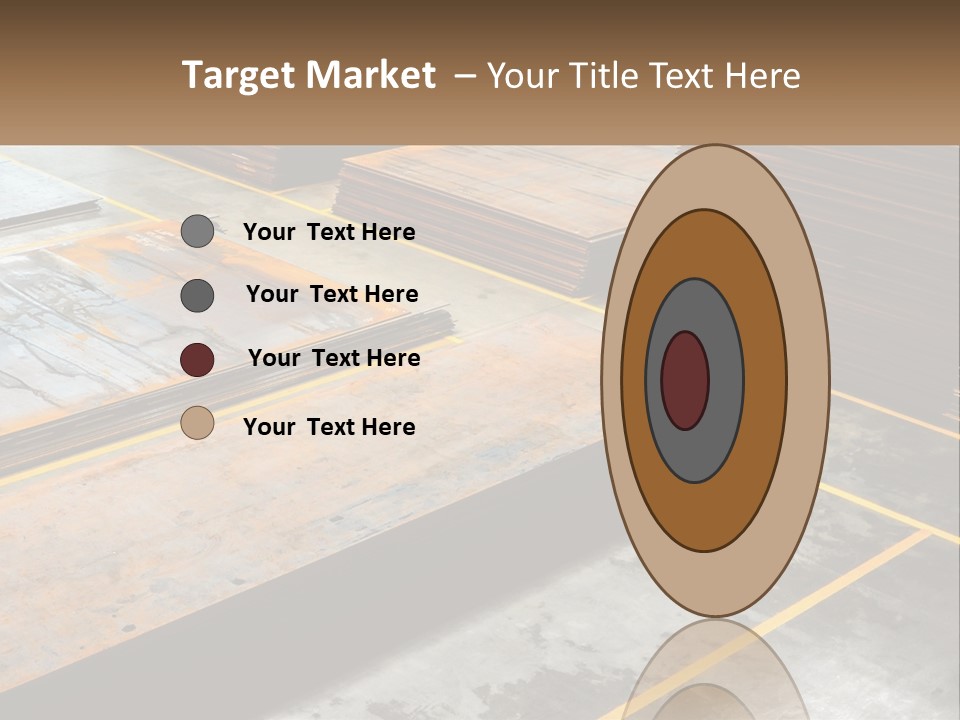 A Room Filled With Lots Of Wooden Boards PowerPoint Template