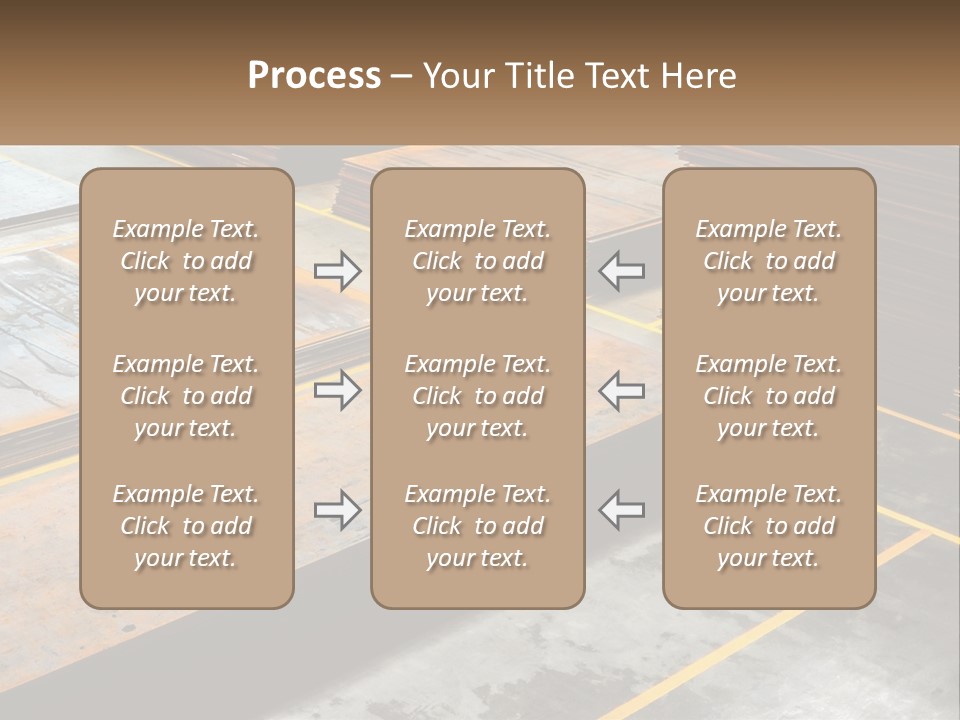 A Room Filled With Lots Of Wooden Boards PowerPoint Template