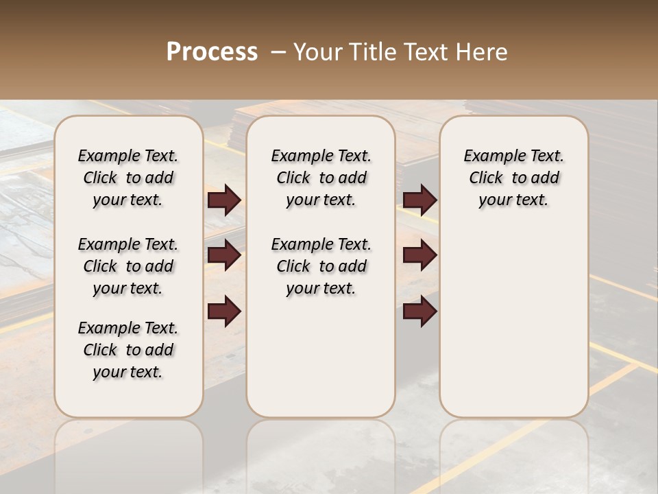 A Room Filled With Lots Of Wooden Boards PowerPoint Template