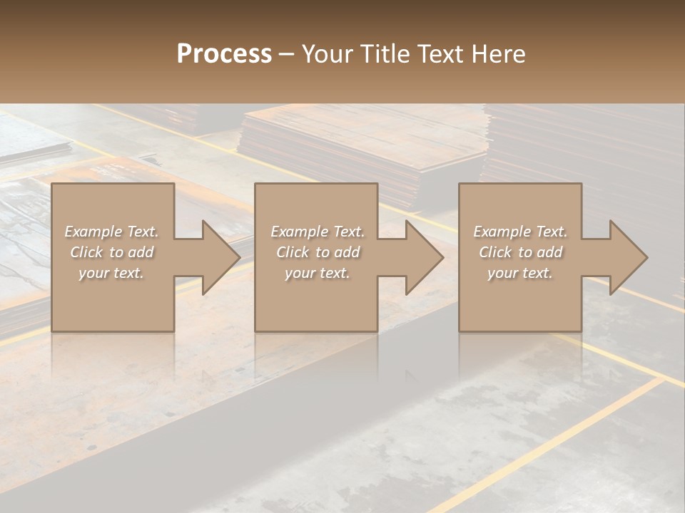 A Room Filled With Lots Of Wooden Boards PowerPoint Template