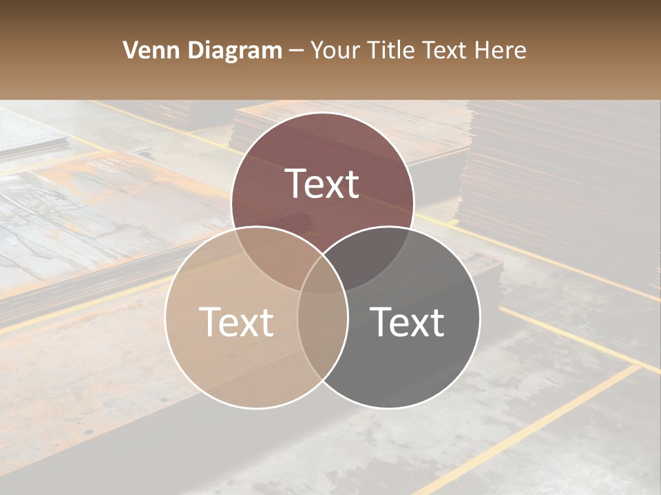 A Room Filled With Lots Of Wooden Boards PowerPoint Template