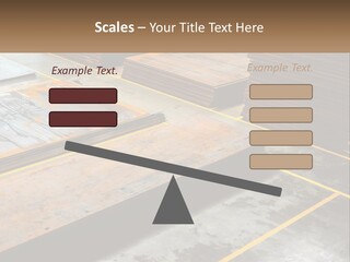 A Room Filled With Lots Of Wooden Boards PowerPoint Template