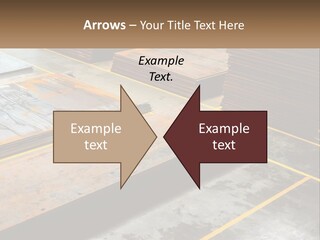 A Room Filled With Lots Of Wooden Boards PowerPoint Template