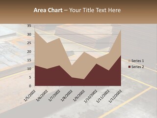 A Room Filled With Lots Of Wooden Boards PowerPoint Template