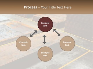 A Room Filled With Lots Of Wooden Boards PowerPoint Template