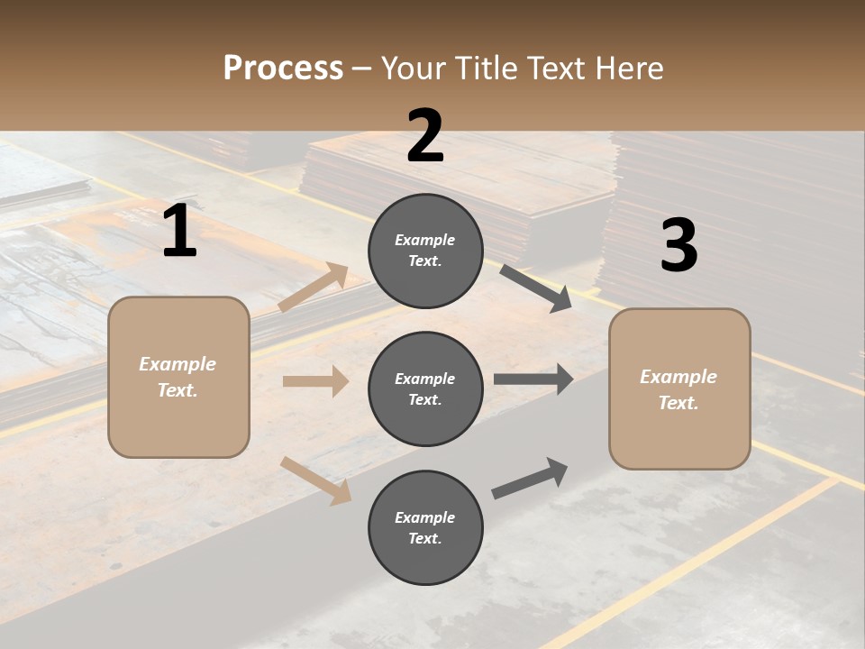 A Room Filled With Lots Of Wooden Boards PowerPoint Template