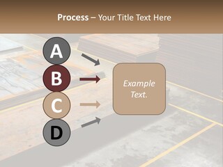 A Room Filled With Lots Of Wooden Boards PowerPoint Template