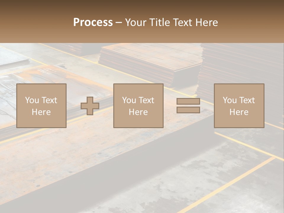 A Room Filled With Lots Of Wooden Boards PowerPoint Template