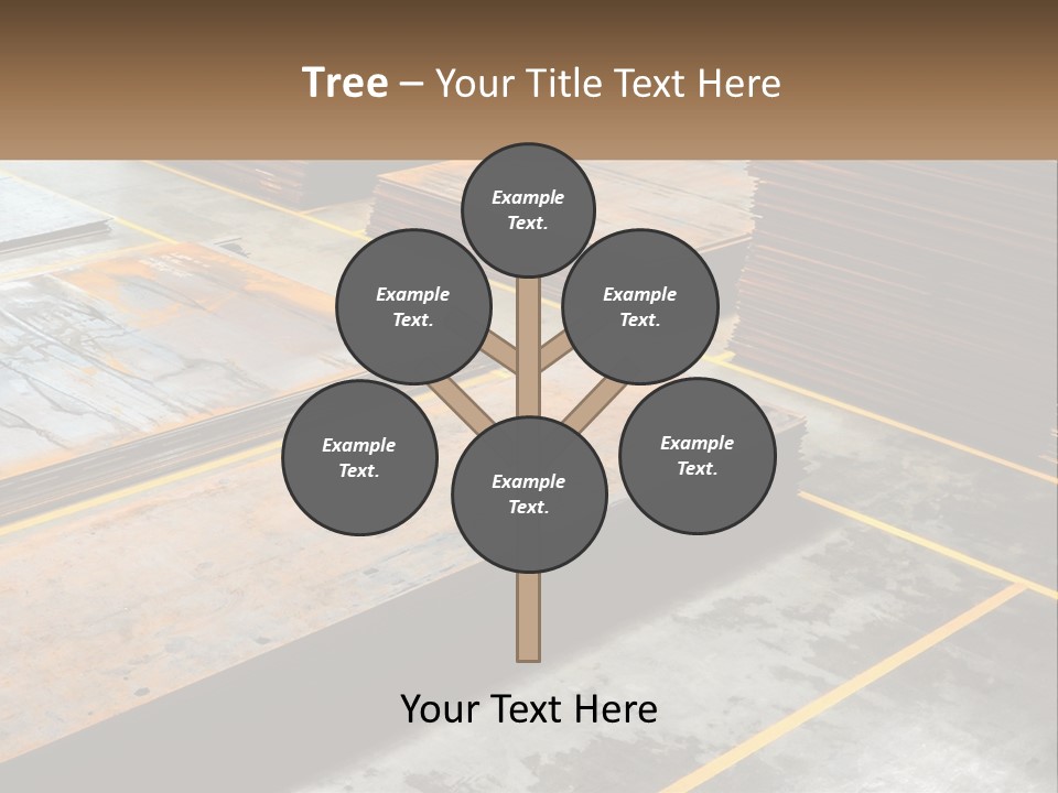 A Room Filled With Lots Of Wooden Boards PowerPoint Template