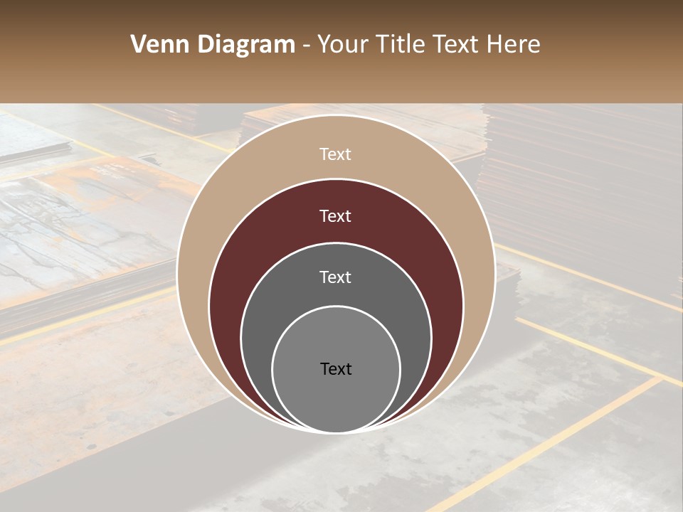 A Room Filled With Lots Of Wooden Boards PowerPoint Template