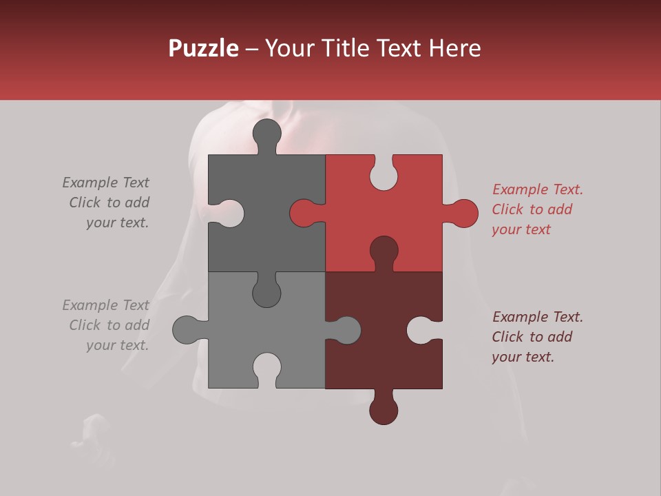 A Man Holding A Sign With A Red Light On His Chest PowerPoint Template