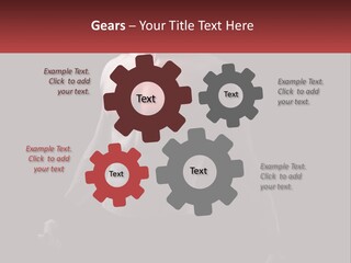 A Man Holding A Sign With A Red Light On His Chest PowerPoint Template