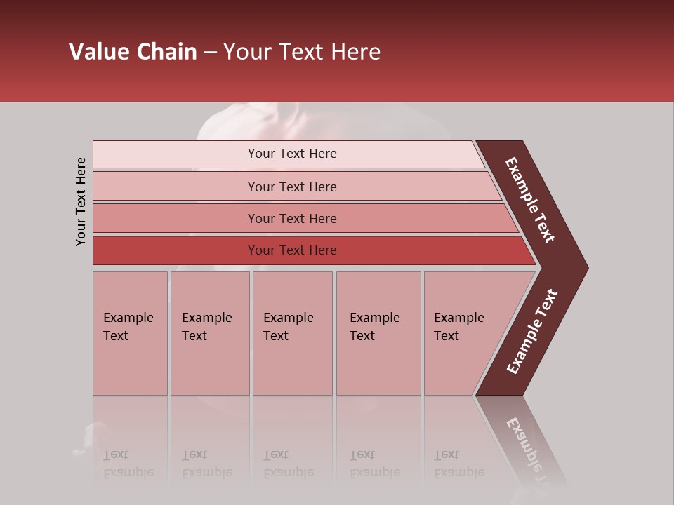 A Man Holding A Sign With A Red Light On His Chest PowerPoint Template