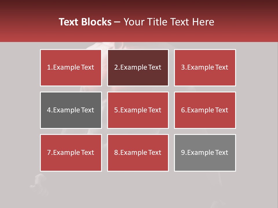 A Man Holding A Sign With A Red Light On His Chest PowerPoint Template