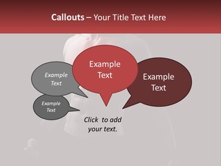 A Man Holding A Sign With A Red Light On His Chest PowerPoint Template