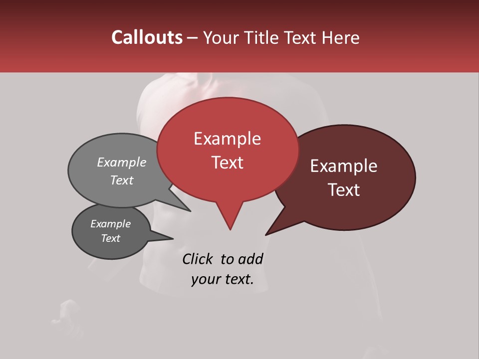A Man Holding A Sign With A Red Light On His Chest PowerPoint Template