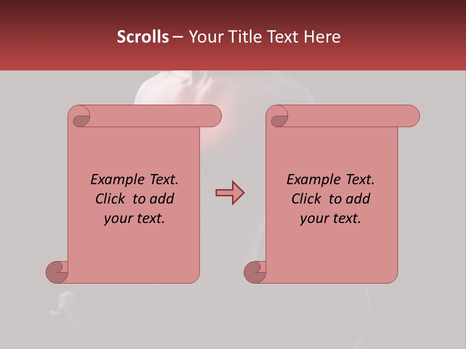 A Man Holding A Sign With A Red Light On His Chest PowerPoint Template