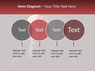 A Man Holding A Sign With A Red Light On His Chest PowerPoint Template