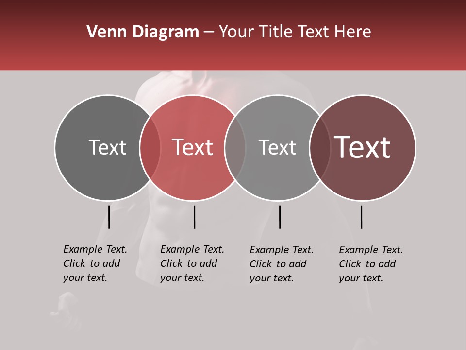 A Man Holding A Sign With A Red Light On His Chest PowerPoint Template