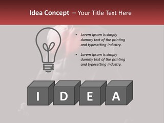 A Man Holding A Sign With A Red Light On His Chest PowerPoint Template