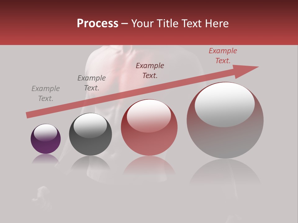 A Man Holding A Sign With A Red Light On His Chest PowerPoint Template