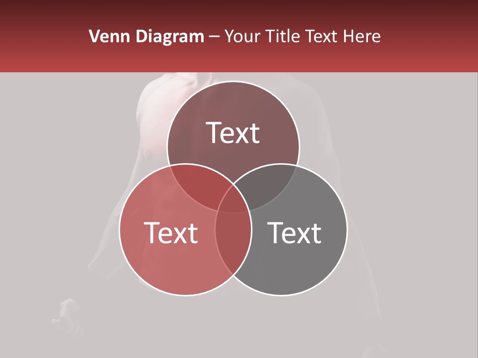 A Man Holding A Sign With A Red Light On His Chest PowerPoint Template