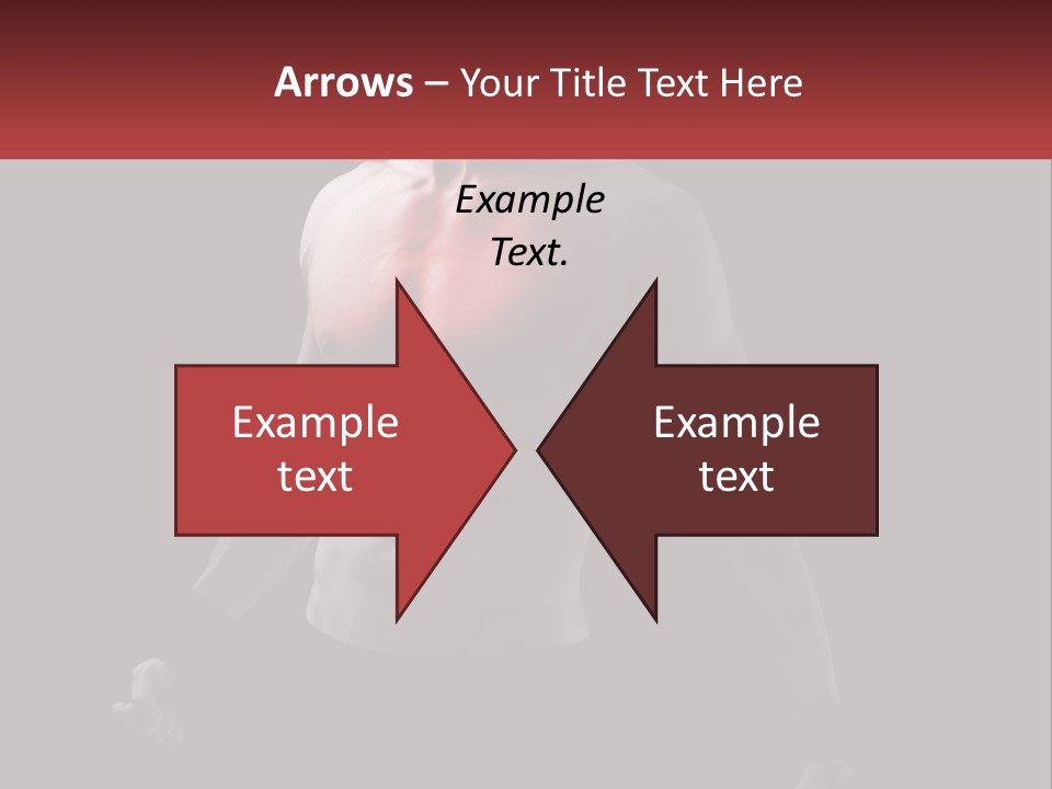 A Man Holding A Sign With A Red Light On His Chest PowerPoint Template