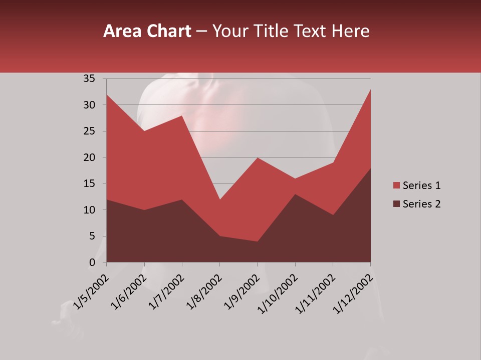 A Man Holding A Sign With A Red Light On His Chest PowerPoint Template