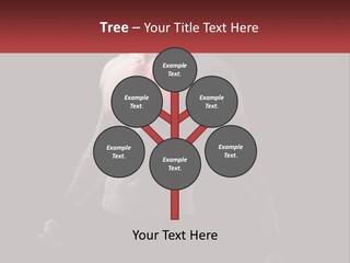 A Man Holding A Sign With A Red Light On His Chest PowerPoint Template