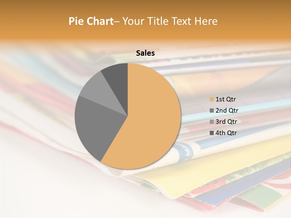 A Stack Of Newspapers Sitting On Top Of Each Other PowerPoint Template