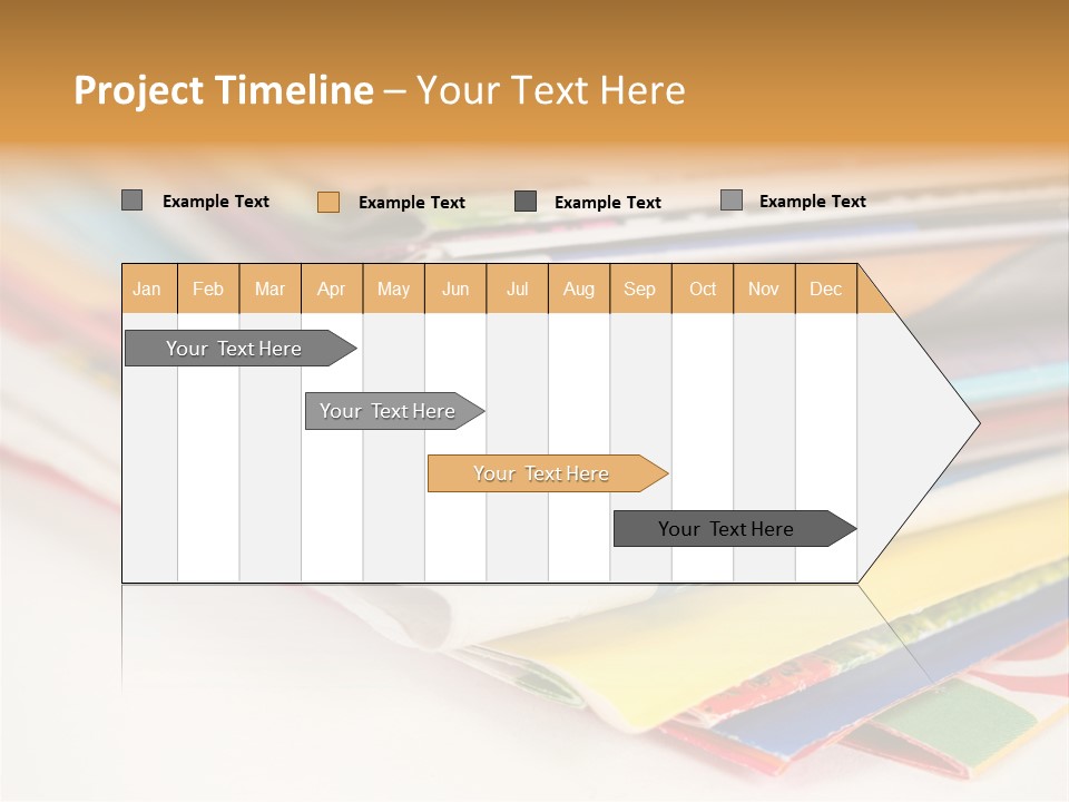 A Stack Of Newspapers Sitting On Top Of Each Other PowerPoint Template