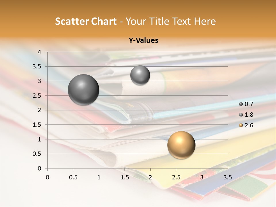 A Stack Of Newspapers Sitting On Top Of Each Other PowerPoint Template