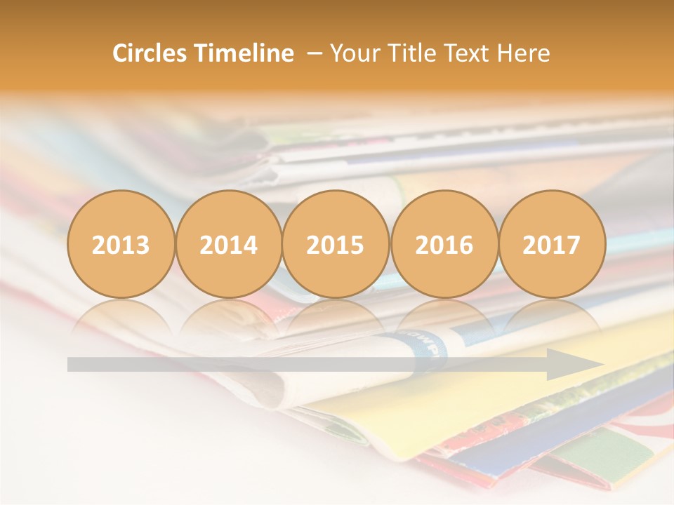 A Stack Of Newspapers Sitting On Top Of Each Other PowerPoint Template