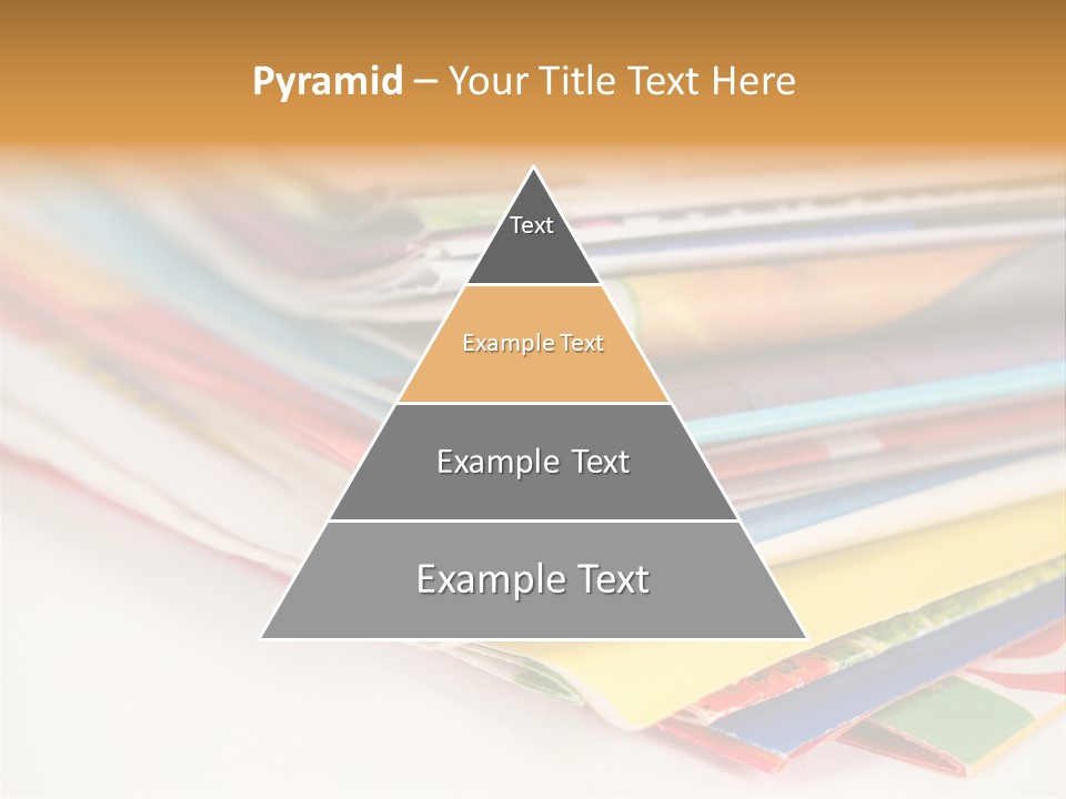 A Stack Of Newspapers Sitting On Top Of Each Other PowerPoint Template