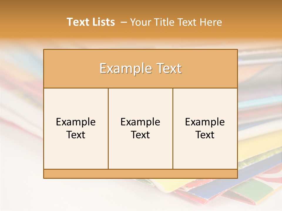 A Stack Of Newspapers Sitting On Top Of Each Other PowerPoint Template