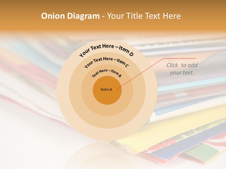 A Stack Of Newspapers Sitting On Top Of Each Other PowerPoint Template