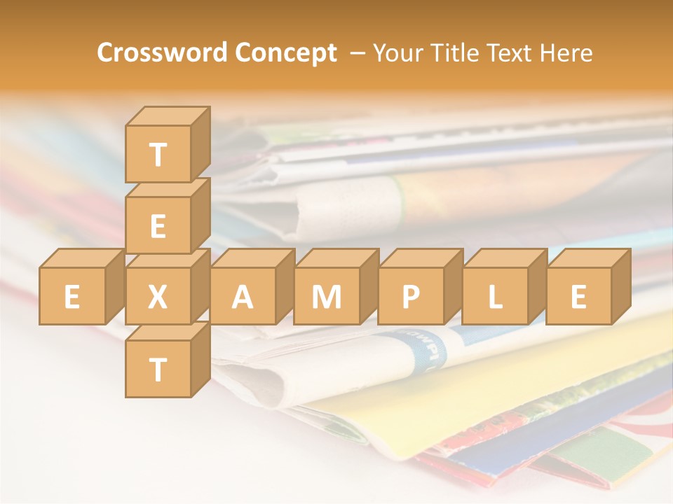 A Stack Of Newspapers Sitting On Top Of Each Other PowerPoint Template