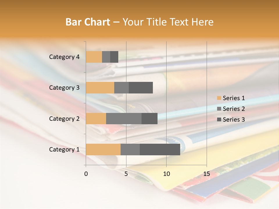 A Stack Of Newspapers Sitting On Top Of Each Other PowerPoint Template