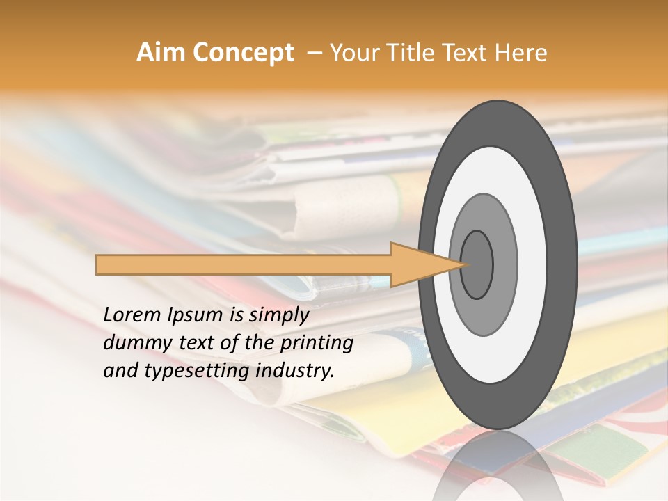 A Stack Of Newspapers Sitting On Top Of Each Other PowerPoint Template
