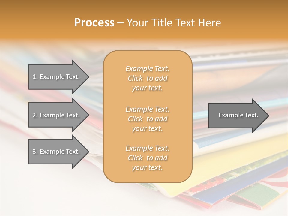 A Stack Of Newspapers Sitting On Top Of Each Other PowerPoint Template