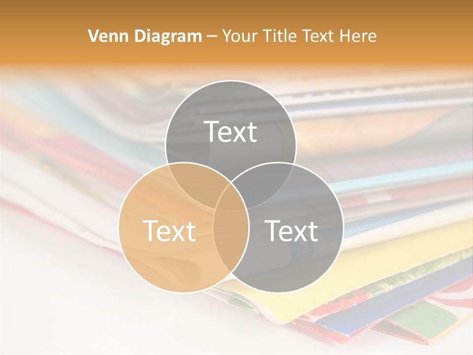 A Stack Of Newspapers Sitting On Top Of Each Other PowerPoint Template