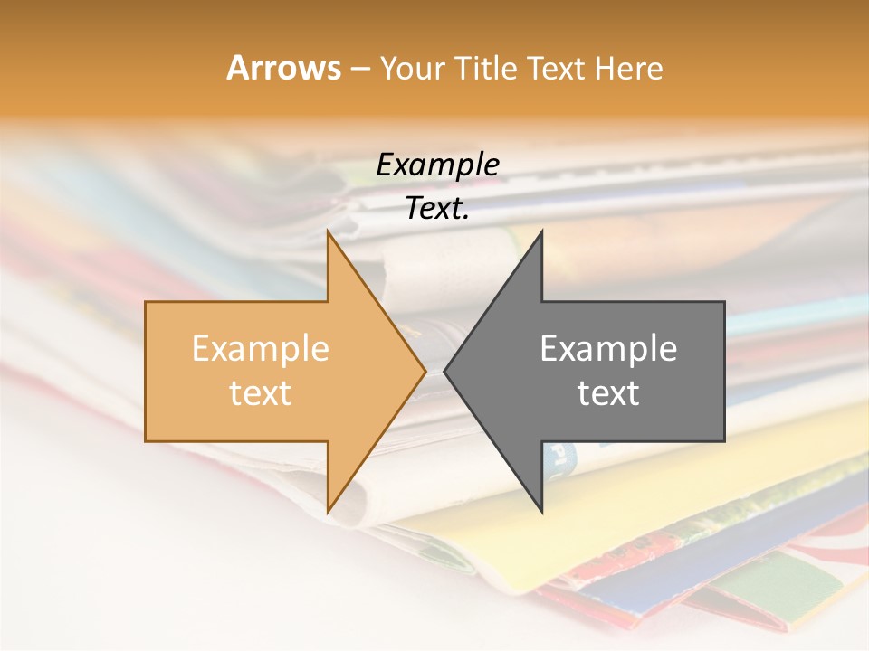 A Stack Of Newspapers Sitting On Top Of Each Other PowerPoint Template